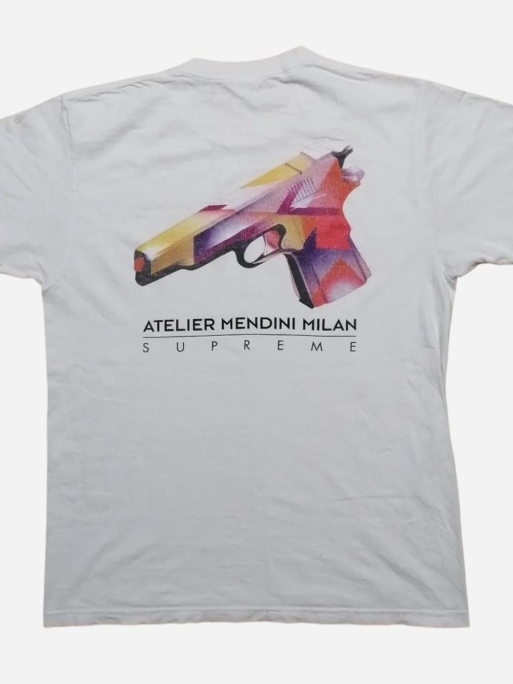 Supreme x Atelier Mendini Milan White Graphic Tee